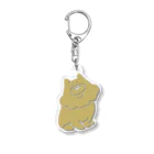 るんるんるびちゃんのおすわりるびちゃん　サンドカーキ Acrylic Key Chain