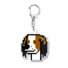 lily_dalmatianのLanaちゃん　pixel Acrylic Key Chain