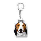 lily_dalmatianのLanaちゃん　モノライン Acrylic Key Chain