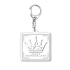 【公式】JELLY WONDERLAND【ショップ】のロゴ【ホワイト】 Acrylic Key Chain