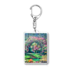 🌿Art shop Kano🌿の山羊と少女（8歳の肖像、部分） Acrylic Key Chain