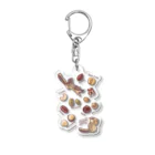 huroshikiのNUTS collection ナッツコレクション Acrylic Key Chain