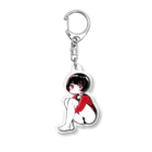 社員食堂ギラギラのでちゅわ Acrylic Key Chain