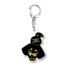 mana_shopのBLACK CREAM_female Acrylic Key Chain