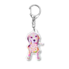 bonocoのLove Dog アクリルキーホルダー