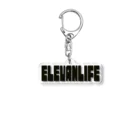 オンラインショップ「田んぼ」の「ELEVANLIFE」文字グッズ Acrylic Key Chain