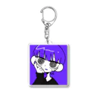 威露破寿🦊の紫ちゃん🌀🟪 Acrylic Key Chain