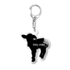 旅するナースのBaby sheep Acrylic Key Chain