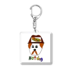 lukanose-kidsのHotdog Acrylic Key Chain