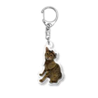 すず&ハクうちの猫グッズのすず Acrylic Key Chain