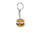 Boo-chanのオールスターバーガーキーホルダー Acrylic Key Chain