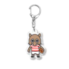 ぷなりつのイノシシラガーマン Acrylic Key Chain