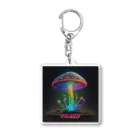 Culturesの魔法のキノコ Acrylic Key Chain