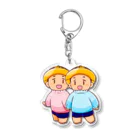 ぱるまな倶楽部の12星座☆ふたご座ちゃん Acrylic Key Chain