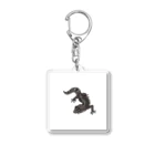 MAYAのブラックナイトレオパ Acrylic Key Chain