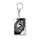 ■□ monochrome10 ■□の波と漁師 / Waves and Fishermen Acrylic Key Chain