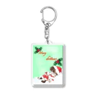 向日葵のメリークリスマス Acrylic Key Chain