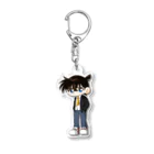 向日葵の純黒の悪夢のコナン君 Acrylic Key Chain