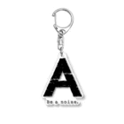 noisie_jpの【A】イニシャル × Be a noise. Acrylic Key Chain