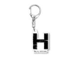 noisie_jpの【H】イニシャル × Be a noise. Acrylic Key Chain