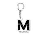 noisie_jpの【M】イニシャル × Be a noise. Acrylic Key Chain