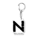 noisie_jpの【N】イニシャル × Be a noise. Acrylic Key Chain