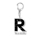 noisie_jpの【R】イニシャル × Be a noise. Acrylic Key Chain