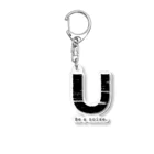 noisie_jpの【U】イニシャル × Be a noise. Acrylic Key Chain