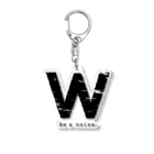 noisie_jpの【W】イニシャル × Be a noise. Acrylic Key Chain