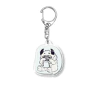 温室【Ａ】の大事な物をしまうムーギュ Acrylic Key Chain