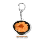 脂身通信Ｚのサーモンいくら丼_230103 Acrylic Key Chain