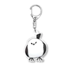 つくねのシマエナガってこんな感じの鳥だったよね？ Acrylic Key Chain