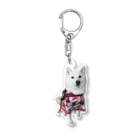 こまこちゃんの振袖でおほほ Acrylic Key Chain