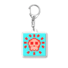 ᵗᵒˡᵘのKawaii SKULL #588 Sun アクリルキーホルダー