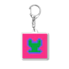 ᵗᵒˡᵘのPixelglyph #06957 アクリルキーホルダー