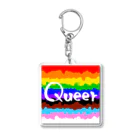 kashiwamochi-NBiのQueerを主張する Acrylic Key Chain