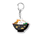 Kawaii-Japanのお雑煮の中に入ってしまったおにぎりさん  Acrylic Key Chain