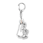 Line_rayのバック女子 Acrylic Key Chain