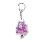 さるのこしかけの小悪魔あく美ちゃん Acrylic Key Chain