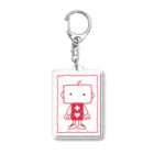 Nana14のヘルプマークの「ろとくん」 Acrylic Key Chain