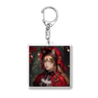 かがみの向こうの赤ずきんのかがみの向こうの赤ずきん Acrylic Key Chain