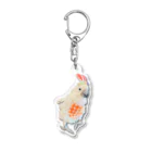 トコトコわた子のわたウサちゃん Acrylic Key Chain