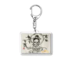 KIYOKA88WONDERLANDの観音さま　平常心でいきましょうー。 Acrylic Key Chain