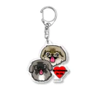 ペキニーズ好きによるペキニーズグッズ屋さんのNo Pekingese No Life. Acrylic Key Chain