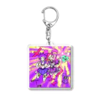 ハイブランドBEBEの魔法女子BEBE子ちゃん Acrylic Key Chain