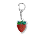 あびるるるのデザイン屋さんの🍓るるるのいちご -Ichigo-🍓 Acrylic Key Chain