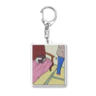 toru_utsunomiyaのソファーの猫 Acrylic Key Chain