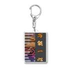 PALA's SHOP　cool、シュール、古風、和風、の土偶「万能一心」 Acrylic Key Chain