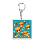 TokyoFridayNightの空飛ぶハンバーガー Acrylic Key Chain