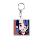 るるこぺの青 Acrylic Key Chain